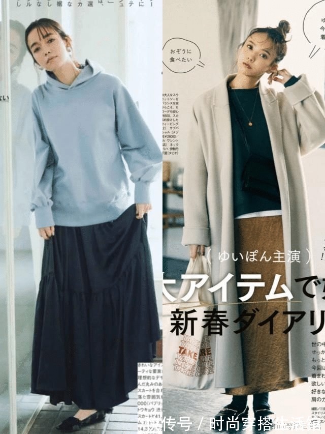 搭配 卫衣下面不要老配裤子,俗气!今年流行这样穿,时髦显高又显瘦