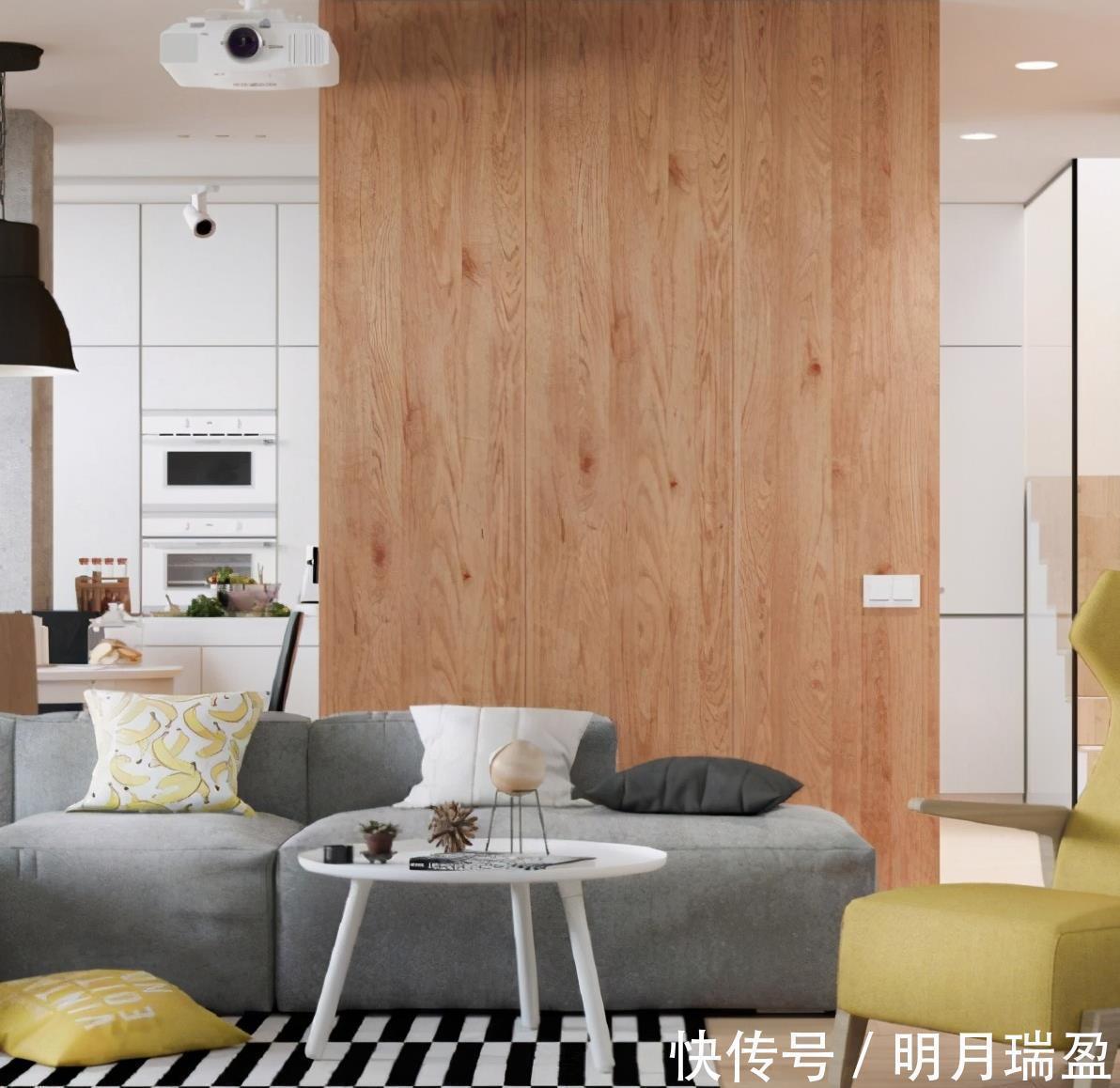实木|她的50㎡北欧日式混搭风一室，开放式布局真敞亮，小家太温暖了！