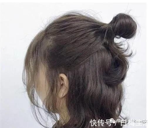 可爱|流行女生半扎式丸子头,慵懒清新、可爱唯美,有个性