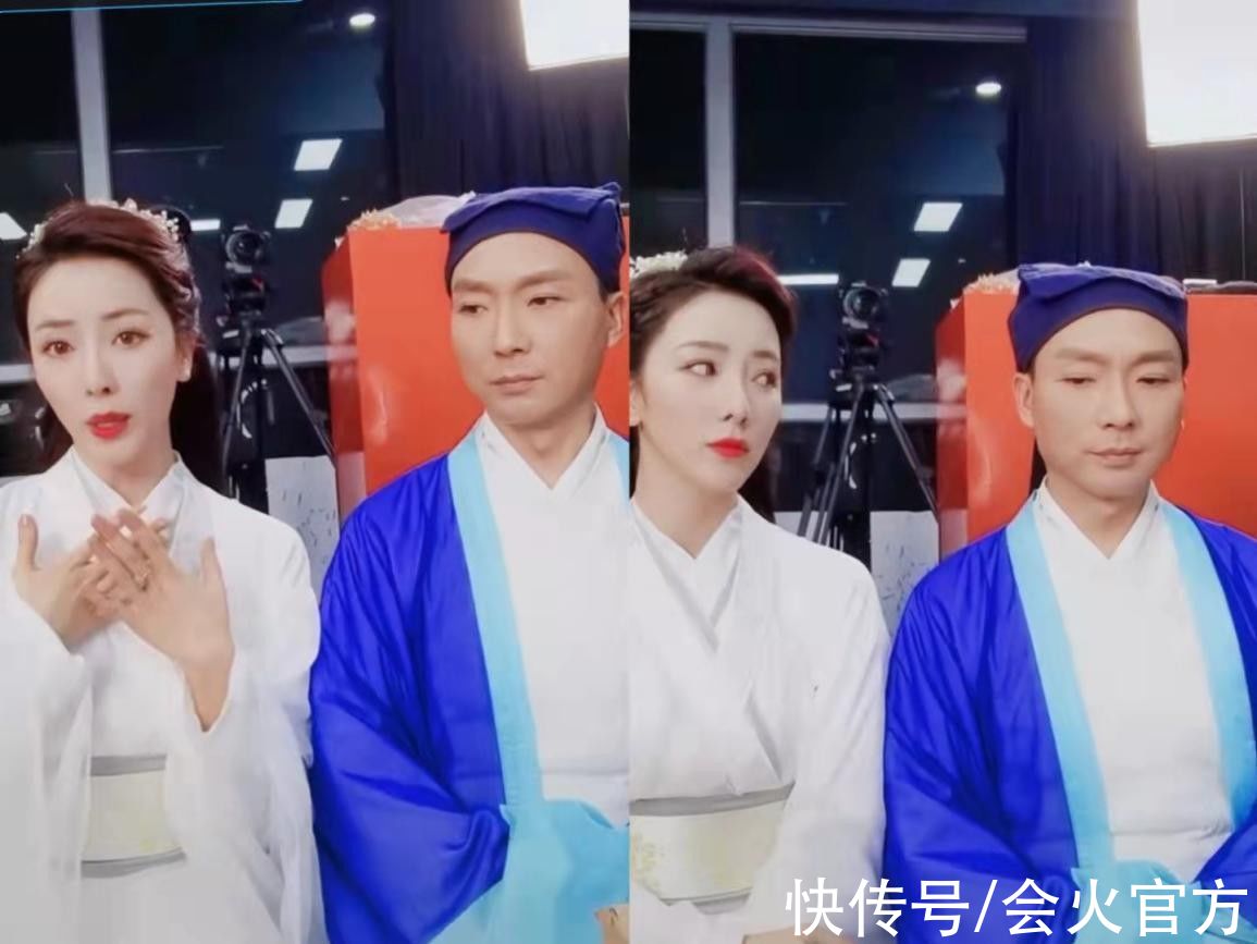 |李思思和康辉拍吵架段子！一脸怒气狂翻白眼，康辉表情无奈忙认错