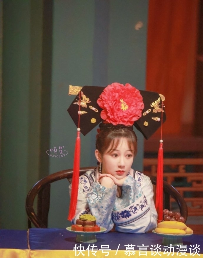 还珠格格|萌探综艺路透,本以为那英皇后造型足够霸气,却被曾黎古装惊艳到