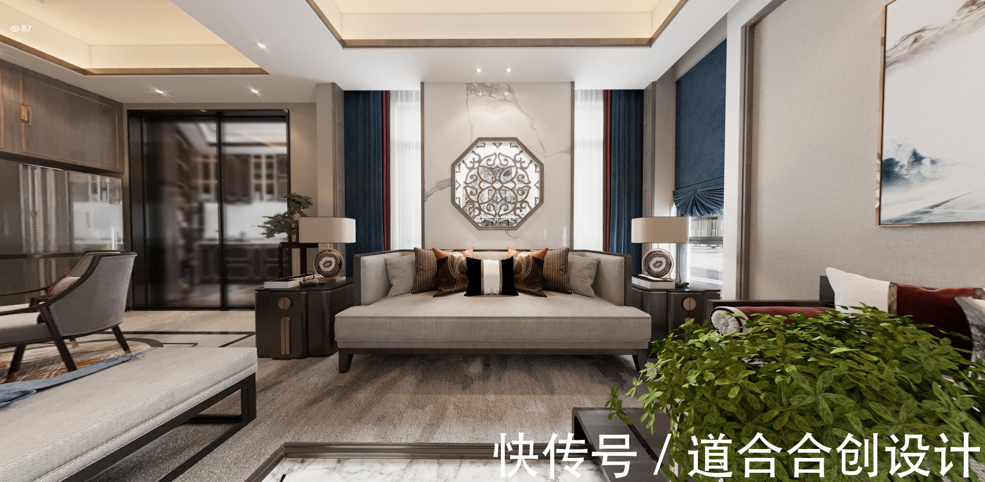 温润|碧桂园天麓一号370㎡新中式别墅,温润,棱角,流光