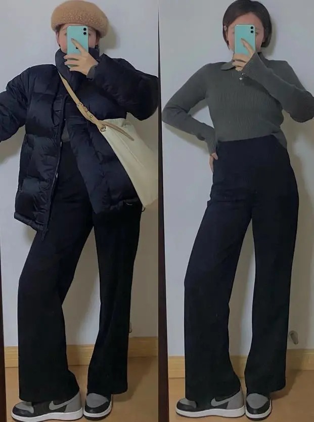 小个子|小个子女生,在冬季穿羽绒服选择多长才合适?