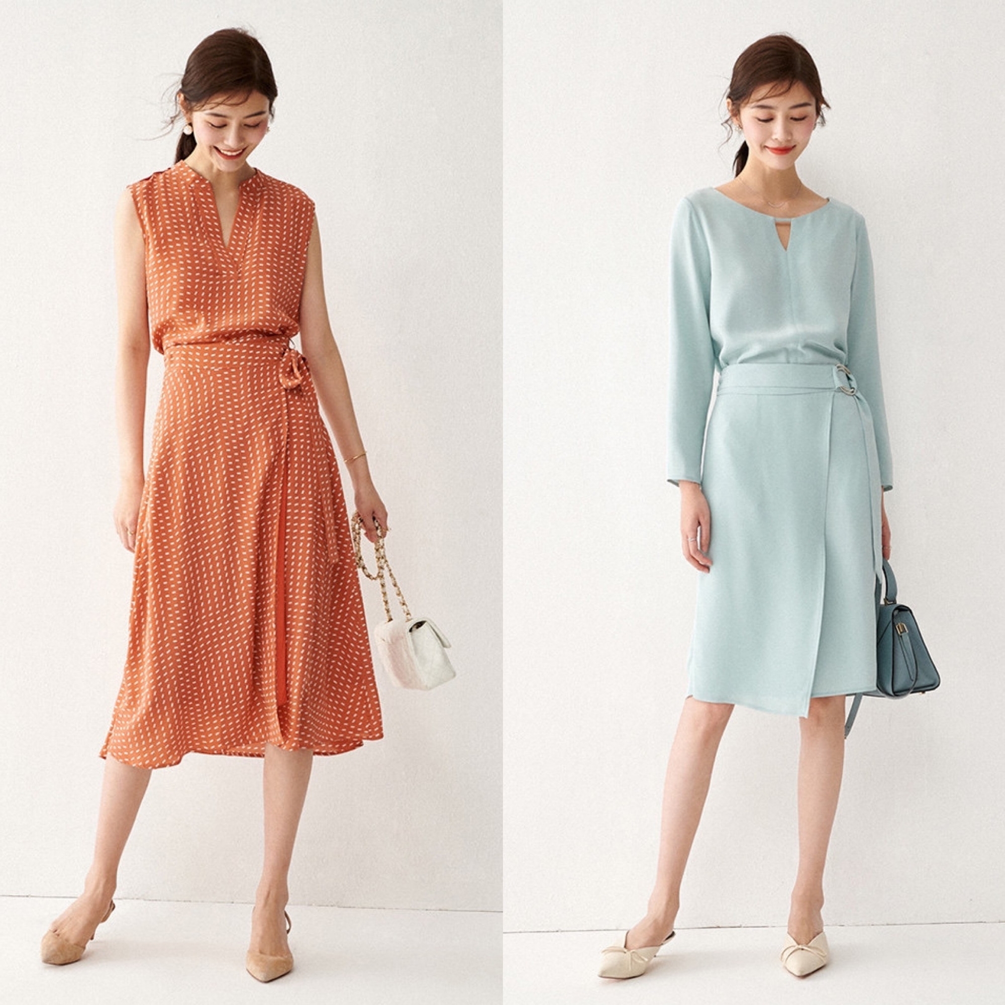 半身裙|穿来穿去，还是优雅温柔的轻熟风最显气质，随性舒适又有腔调