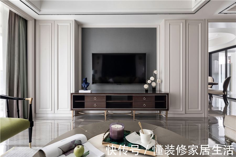 床头柜|2021年的装修能好看到什么样?21万打造浪漫优雅的四居法式轻奢风