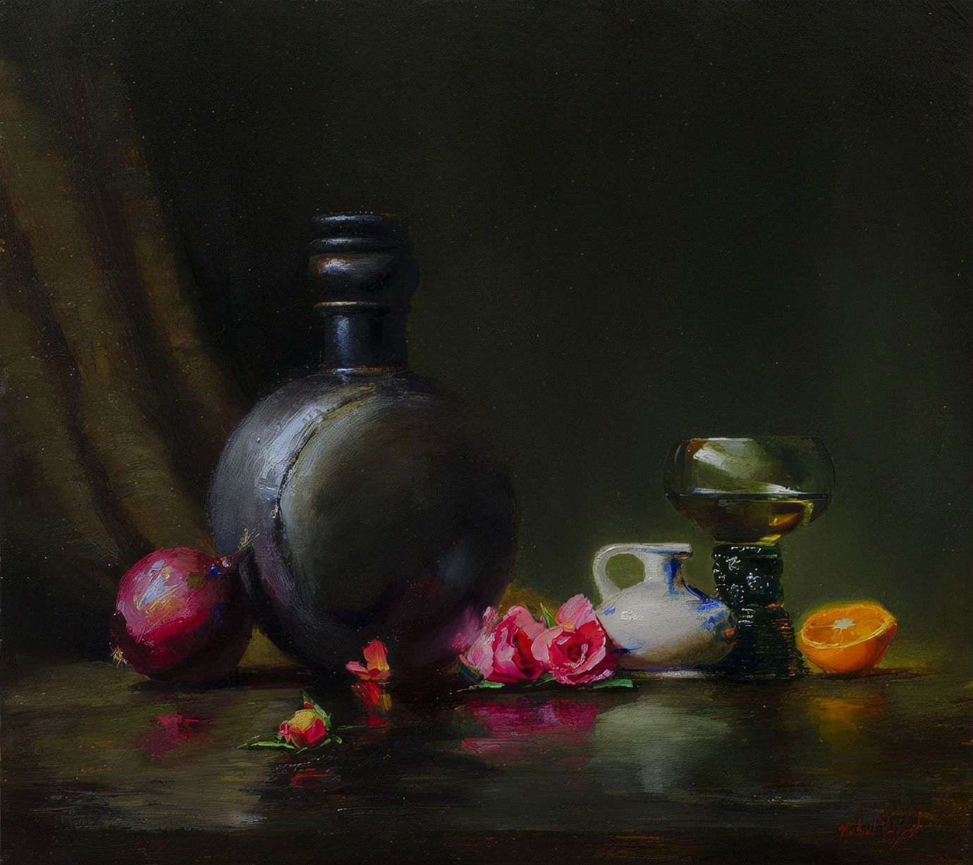 艺术家!色彩的情感表现,美国艺术家迈克尔的绘画作品