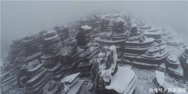 白色|下雪啦！松桃白色红石林你见过吗？