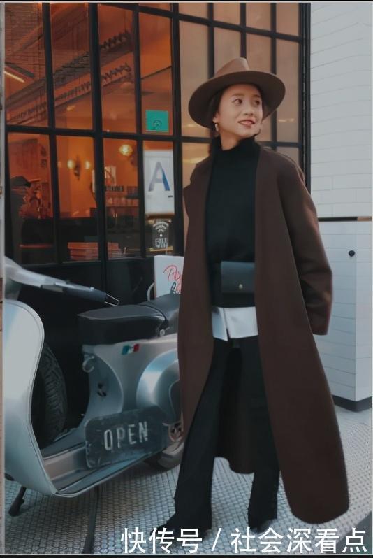 真服|小个子怎么穿仅155cm的她穿出了170的身高,这气场真服