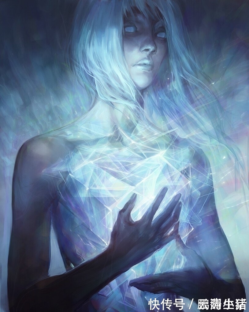 暴风雪$画师将自然元素“拟人化”,雷暴和闪电是双胞胎,太阳女神超霸气