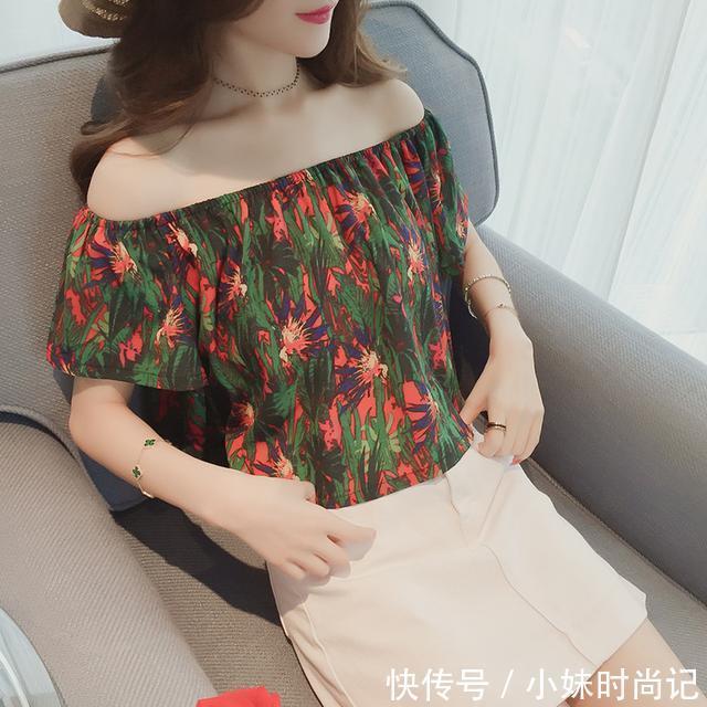 性感|炎炎夏日，浪漫又清凉当然首选雪纺衫了