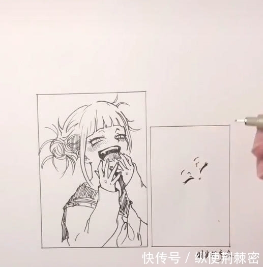 美术生&美术生很会秀,作画不打稿,网友排队等翻车,看到成品后惊呆了