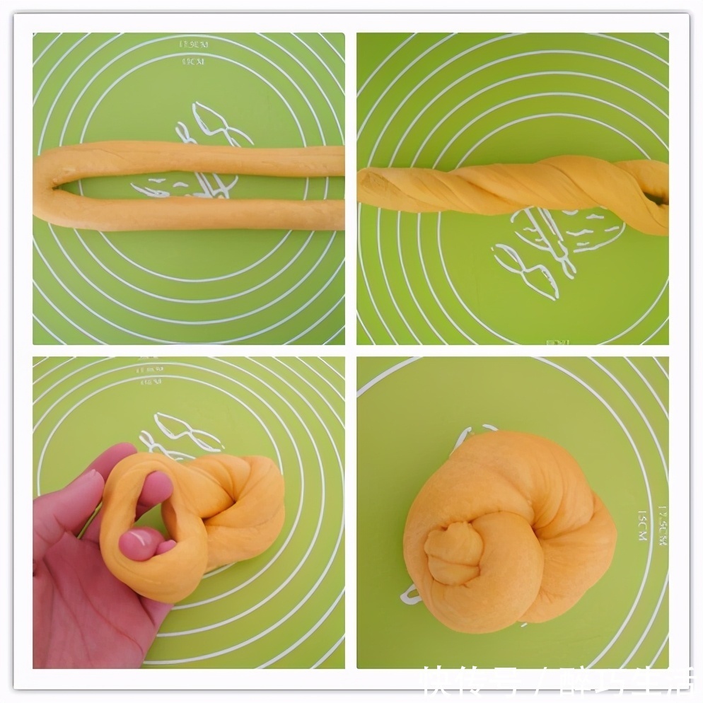 松软|用南瓜做成老面包，组织松软细腻好吃，口感好极了