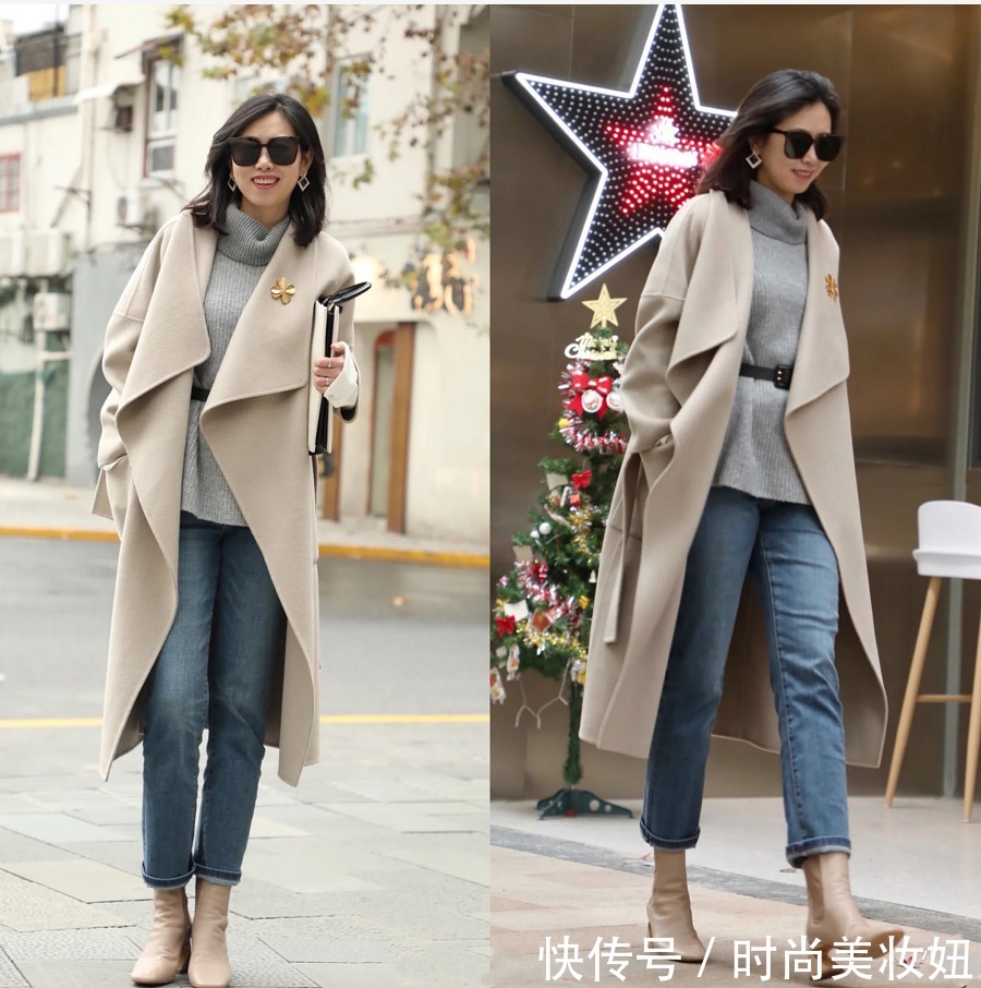 梨形身材|微胖的梨形身材有救了,她体重120斤,靠穿搭显瘦10斤不止