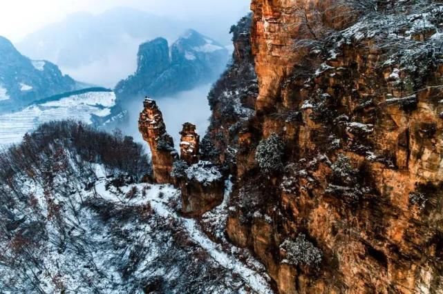 大美兴隆山！雪后的山峰“动”了起来