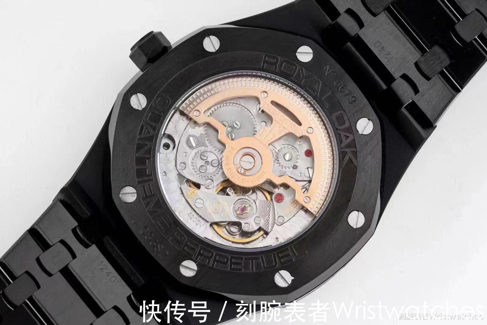 爱彼皇家橡树黑陶瓷|APS厂爱彼皇家橡树黑陶瓷万年历复刻表细节质量怎么样?