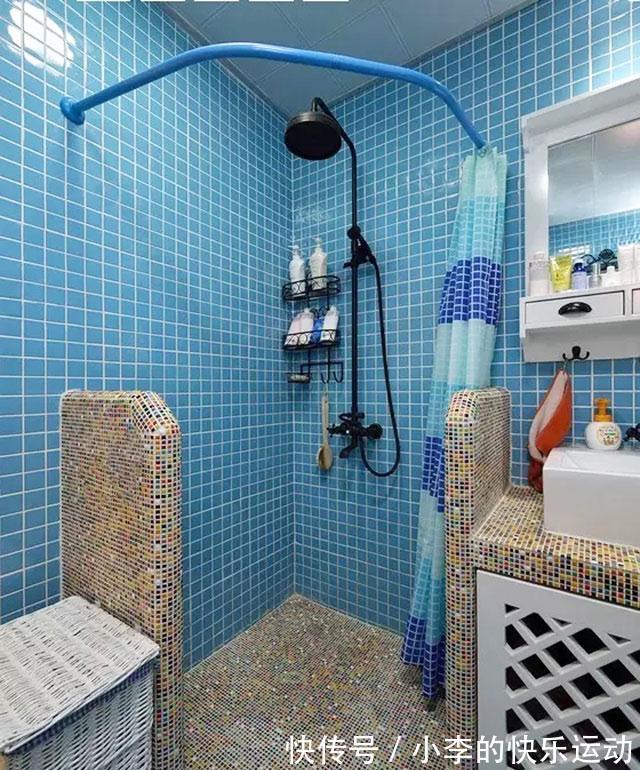 客餐厅|54平两室公寓,色彩搭配好大胆,餐厅的上下柜,好看又好用