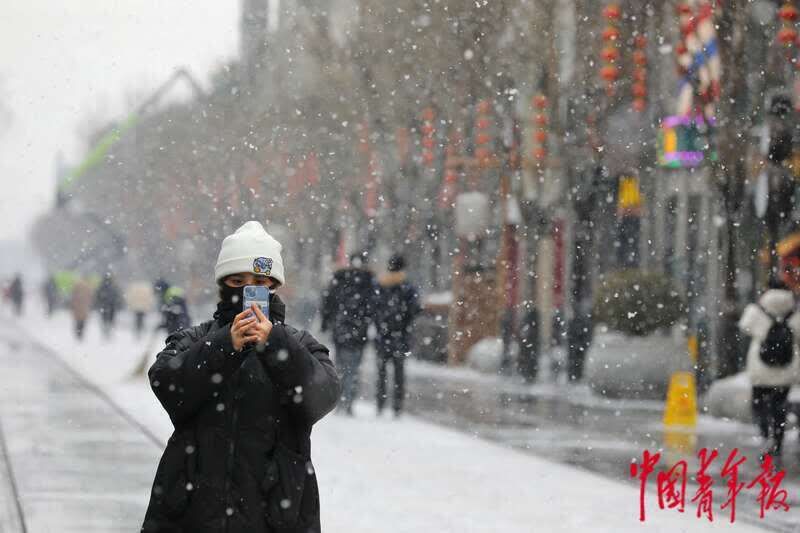 记者|北京迎来2022年第一场雪