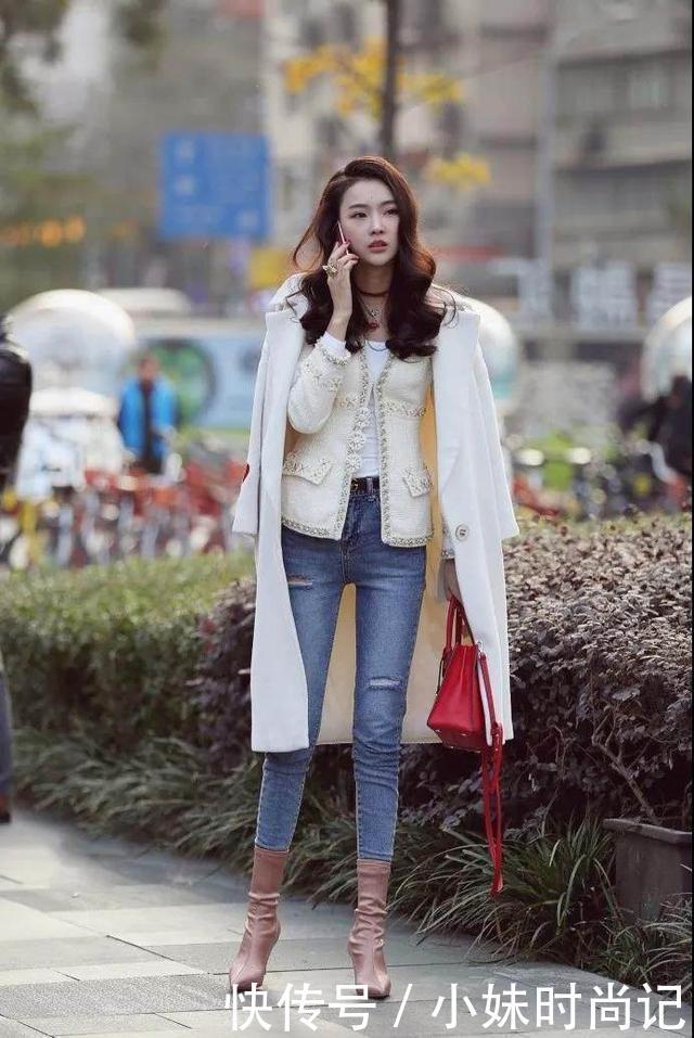 大气|婉约大气的牛仔裤穿搭,让你尽显唯美的时尚气质