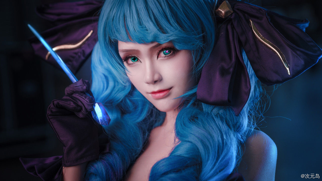 英雄联盟|【COS场照】英雄联盟 灵罗娃娃 格温cosplay