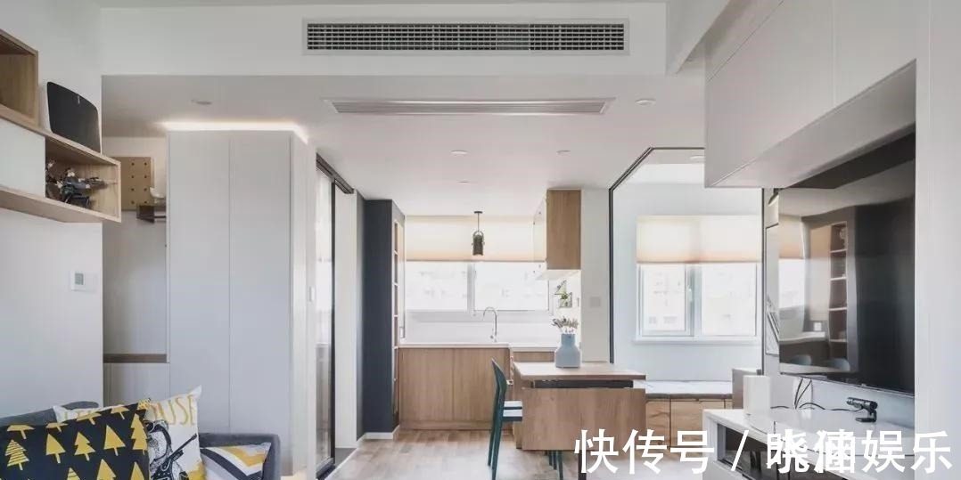 卫生间门|小夫妻78㎡小家比120㎡还宽敞,空间利用到极致,温馨又通透!