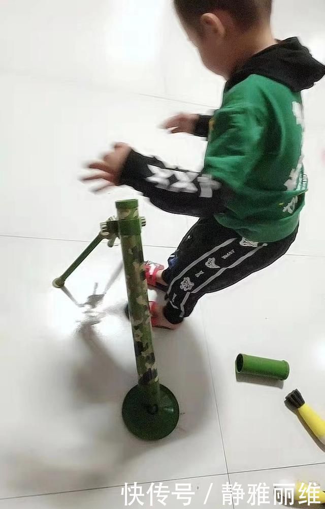 熊孩子|玩具测评山寨版迫击炮,拿这个治熊孩子一秒立马搞定
