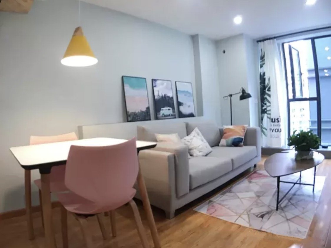 耐看|小户型如何装修才能倍感温馨用马卡龙色,不装主灯,大气耐看