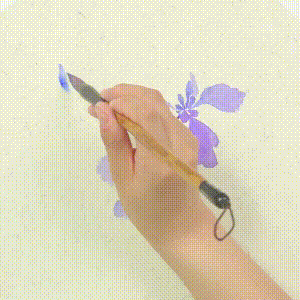 技法$用没骨技法画胡萝卜和鸢尾花，这样的示范案例领你入门