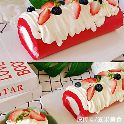 吃了这碗红丝绒奶油蛋糕,一口下肚感觉超暖