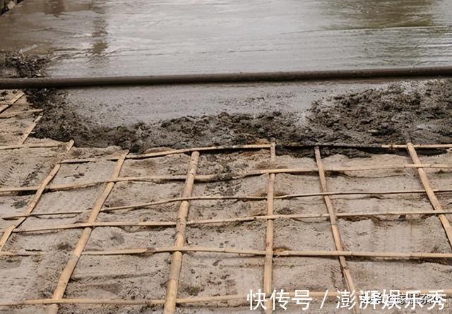 浇筑|混凝土中能放竹子吗?可以代替钢筋吗?为何打地坪混凝土放竹子?