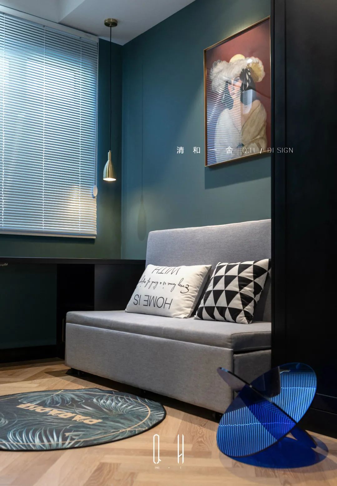 轻奢|128㎡现代轻奢，稳重配色+文艺布置，让生活充满诗意与情趣