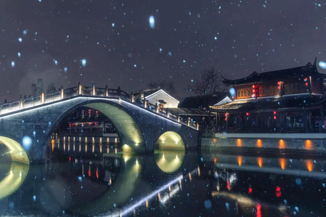 吴王夫差|都说一下雪，苏州便成了姑苏，遇见江南的绝美容颜