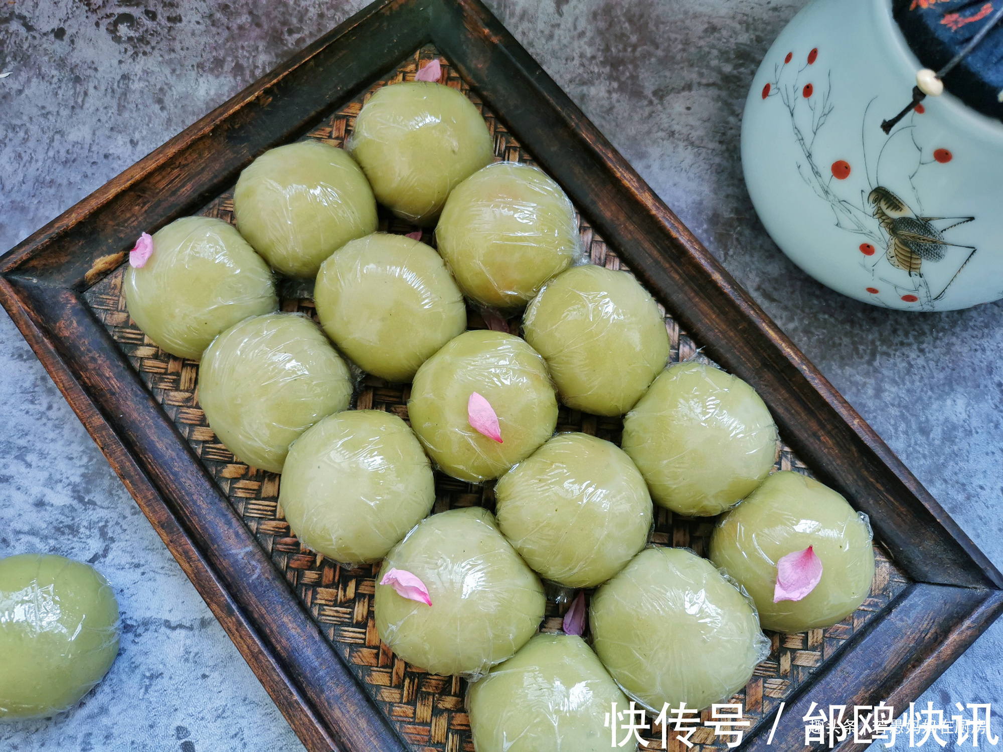 沙拉酱|想吃青团不要排队买,此方子不塌陷不变硬,比买的都好吃