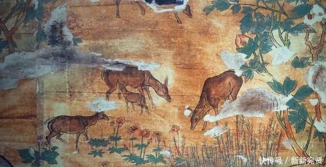 契丹贵族墓画了幅汉人美女图,还题诗说“征辽”