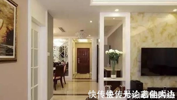 新房|值得借鉴的轻奢风新房，玄关很“人性化”，简单轻装饰很舒服！