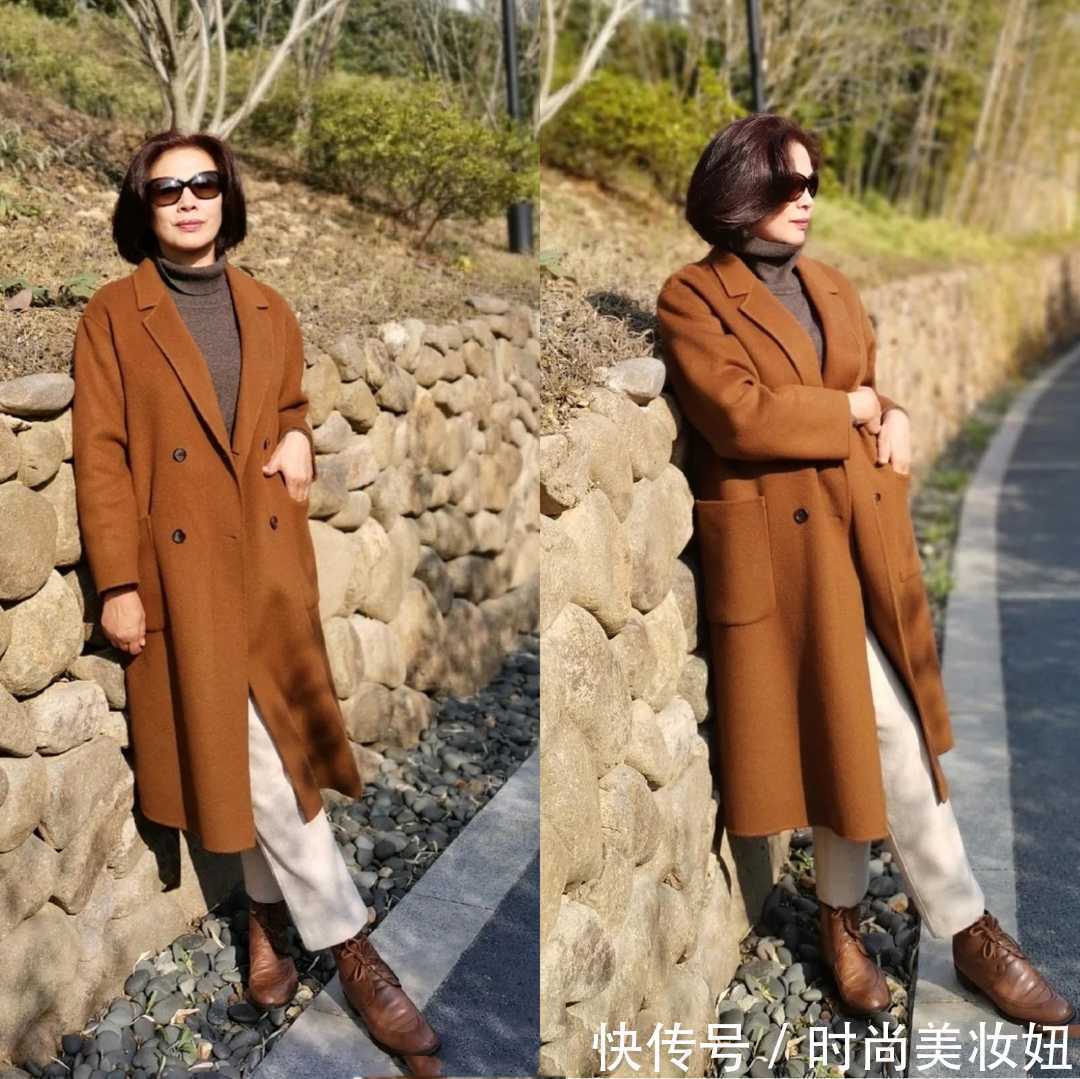 浅色系 这才是最真实的60岁穿搭,不扮嫩、不做作,简洁大气又舒适