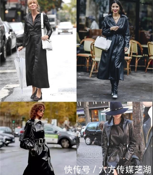 长款|冬季怎么打造强大气场?拥有一件长款皮衣就行了,难怪博主们都爱
