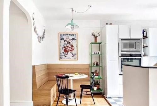 卡座|家里不要买餐桌了,头一次见到有钱人家这样设计,不得不感叹聪明