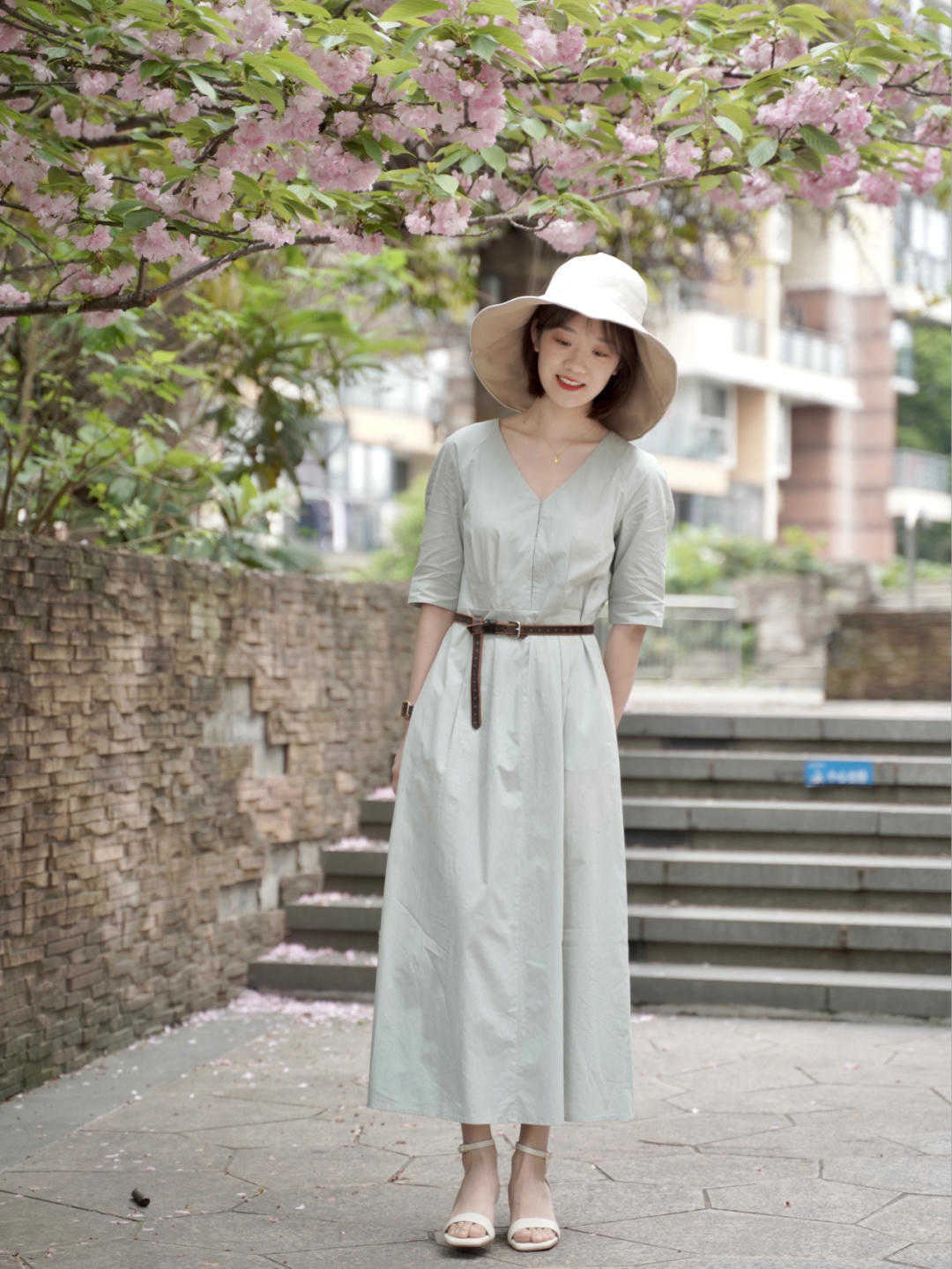 t恤|谁说小个子没气质?只有155身高,长裙也是标配显高,还显瘦