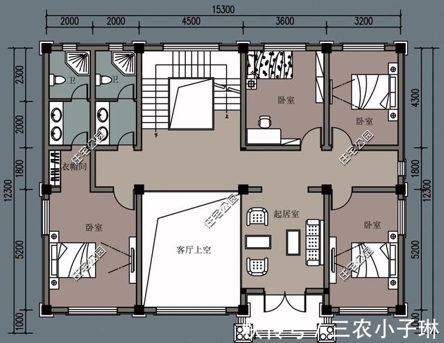 进深|7套三层农村自建房,户型方正、经典,还不赶快收了