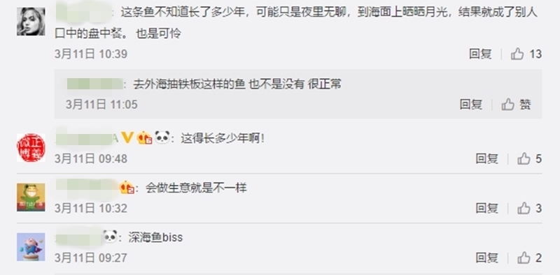 你见过大型石斑鱼吗，但是却被钓友吃了，网友评论亮了