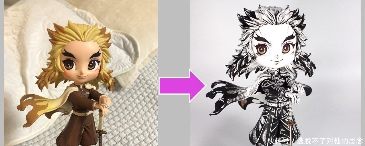 jojo的奇妙冒险|网友二次改造手办,按个人喜好给手办做涂装,立体手办像纸片