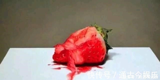 冷军&他画“啃半截”的草莓,卖出20万,放大30倍后专家道:根本不是画