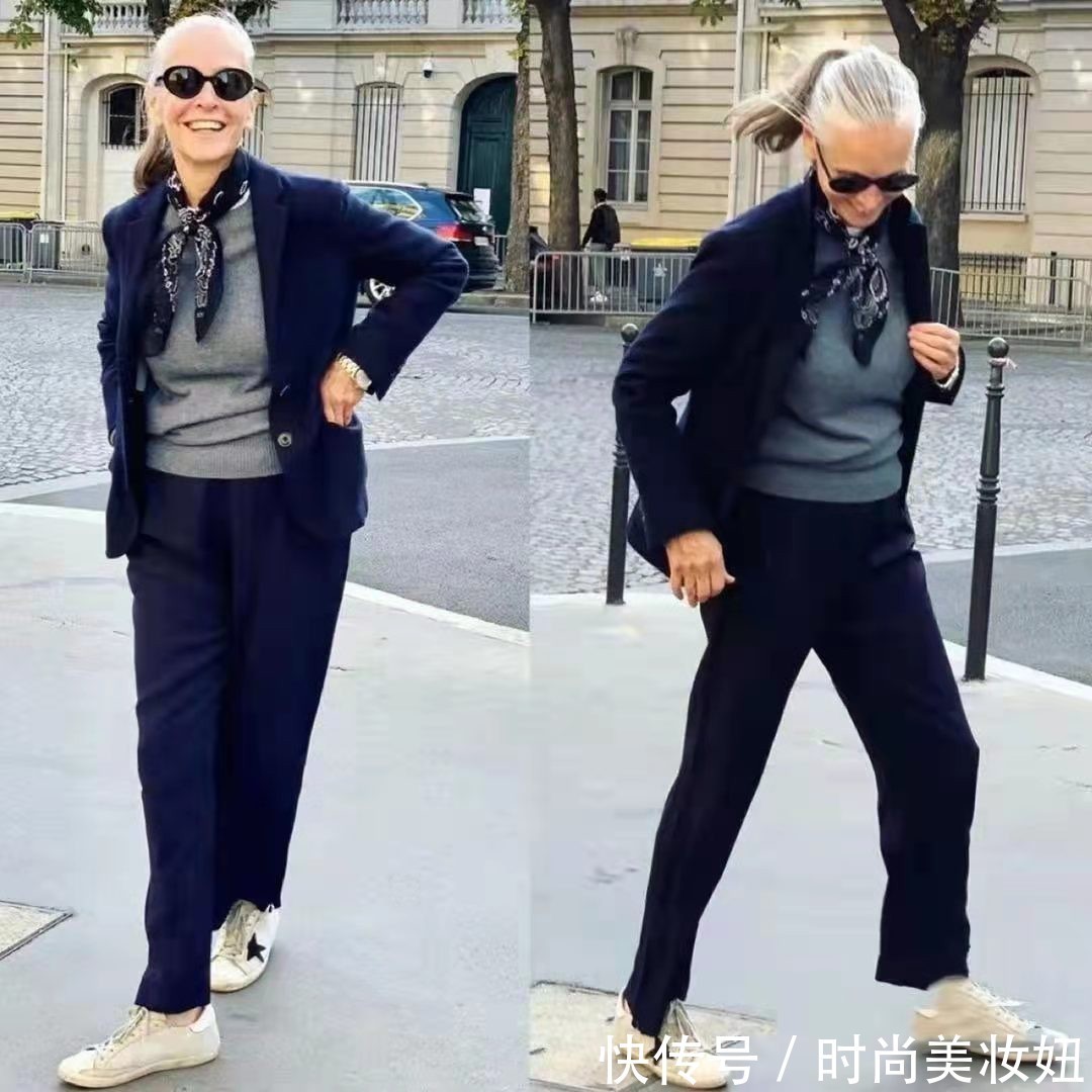 时髦 70岁奶奶比年轻人还敢穿,借鉴她的搭配范本,奶奶辈也穿出时髦范