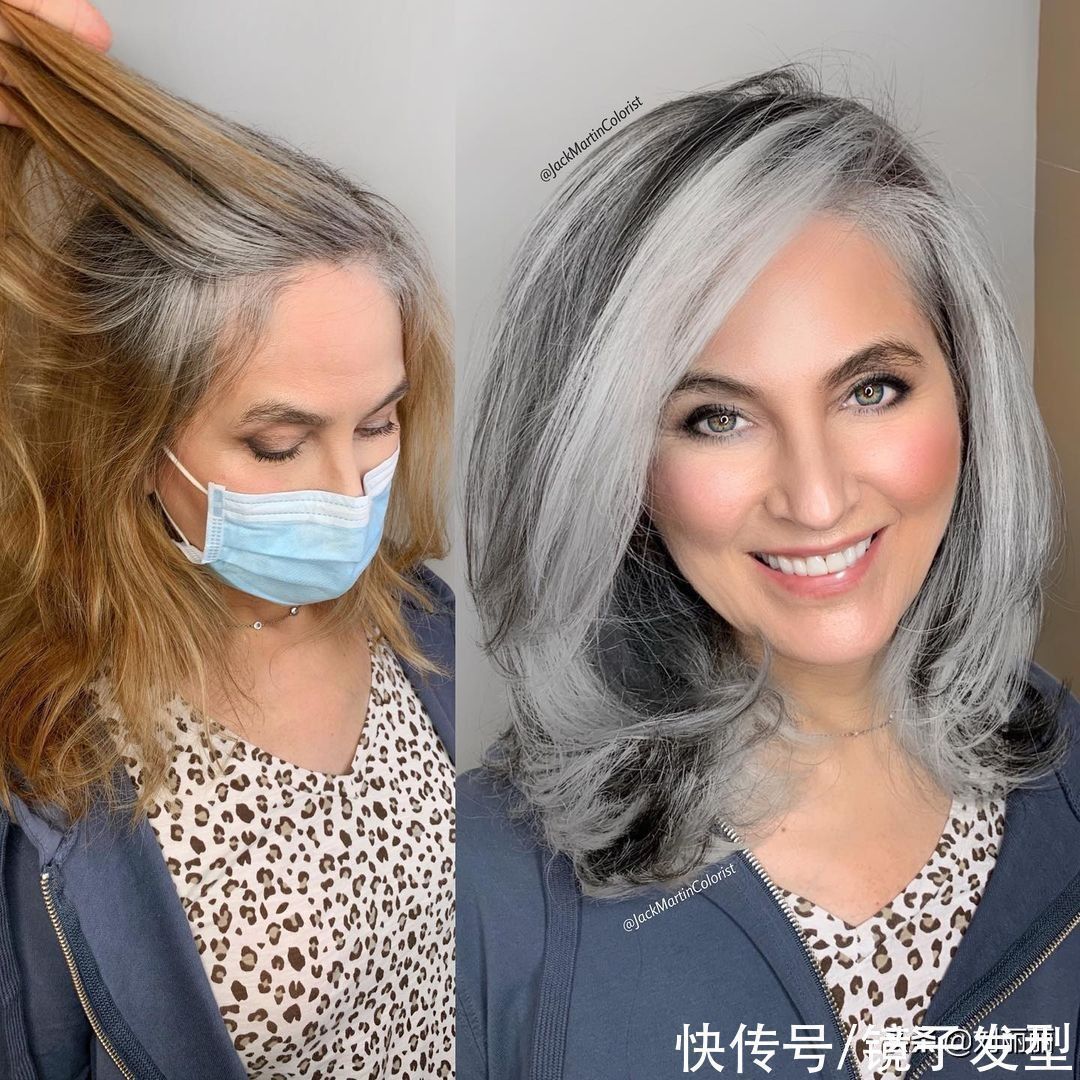 染发 头发花白的阿姨别再染发了,学学这13位阿姨,时尚好看显年轻