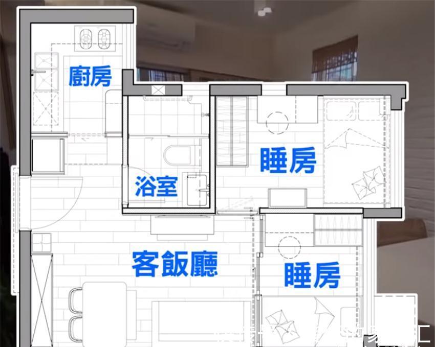 收纳|退休夫妇买下35㎡养老房，一室改两室，将蜗居变成温馨中式家