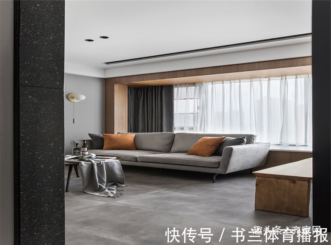 书房|89平两房现代,休闲书房,客厅,餐厅连成一体的扩容空间感!