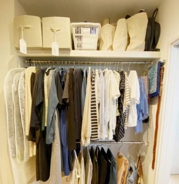 家里没有衣橱用这7个方法,收纳井井有条,一点也不输日本主妇