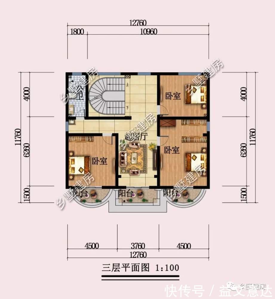 卧室|农村四层自建房,外观时尚华丽,设计两处厨房减少很多小矛盾