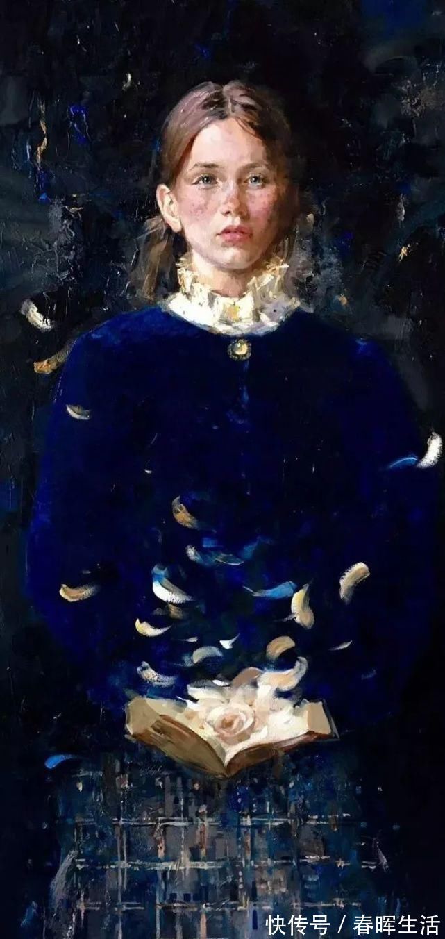 脱俗|她的油画有一种惊艳脱俗的美，乌克兰天才女画家艾琳·谢里