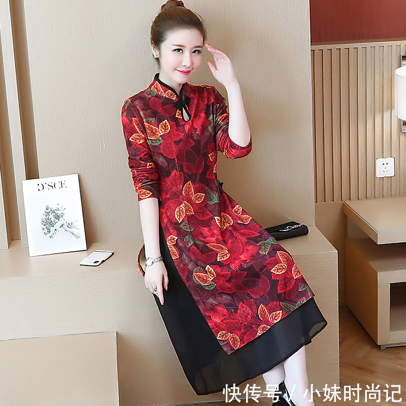 减龄|今年流行一女装,叫“碎花裙”,洋气减龄美成景